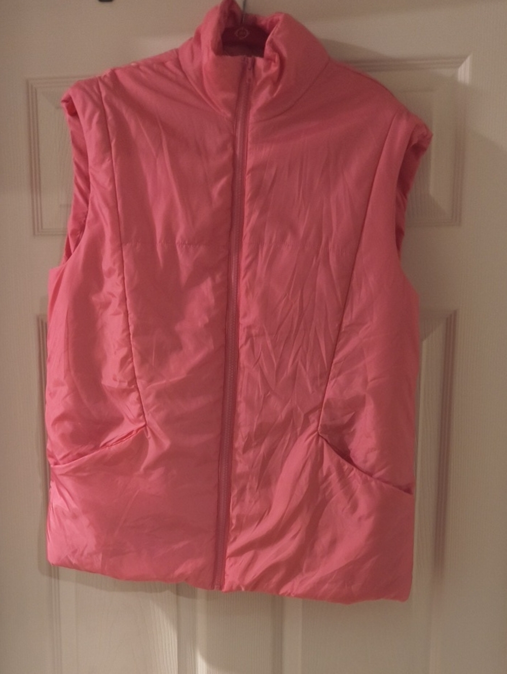 Fashion Nova Pink Sleeveless Puffer Vest